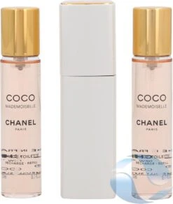Chanel Coco Mademoiselle Geschenkset - Eau De Toilette + 2x Eau De Toilette Refill -Armani Parfum Winkel 1015x1200