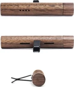 Luxe Autoparfum - Auto Luchtverfrisser Hout - Incl. 2 Geuren! - Zwarte Walnoot - Massief Houten Auto Geur - Air Vent - Aromatherapie - Airconditioner Diffuser - Auto Parfum - Hout - Clip - Navulbaar -Armani Parfum Winkel 1022x1200 1