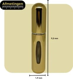 Cetins - Parfum Verstuiver Navulbaar - Mini Parfum Flesje - Reisflesje – Goud -Armani Parfum Winkel 1111x1200 3