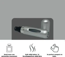 Cetins - Parfum Verstuiver Navulbaar - Mini Parfum Flesje - Reisflesje – Matt Grijs - 6 Cetins - Parfum Verstuiver Navulbaar - Mini Parfum Flesje - Reisflesje – Matt Grijs - -Armani Parfum Winkel 1200x1058 3