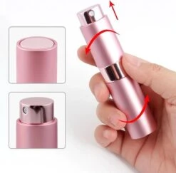 Scenty - Parfum Verstuiver Navulbaar - Mini Parfum Flesje - Reisflesje - Lichtroze -Armani Parfum Winkel 1200x1180 4