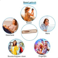 Merkloos Parfum Spray - Navulbare Parfum Verstuiver - Navulling Voor Parfum - Parfumverstuiver - Goudkleurig -Armani Parfum Winkel 1200x1200 578