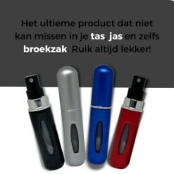 Cetins - Parfum Verstuiver Navulbaar - Mini Parfum Flesje - Reisflesje – Zwart -Armani Parfum Winkel 1200x1200 593