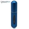 MaxedMore Navulbare Parfumverstuiver 5ml Blauw - 65 Keer Spraybare Parfum Verstuiver - Hervulbaar Tasverstuiver Voor Parfum - Meeneem Mini Geur Flesje Voor Op Reis - Lipstick Formaat Navulbaar Parfumflesje -Armani Parfum Winkel 1200x1200 625