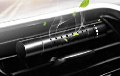 Autoparfum - Luchtverfrisser Auto - Inclusief 5 Geuren - Luxe Design - ZWART - Hervulbaar - Fris -Armani Parfum Winkel 1200x758 4