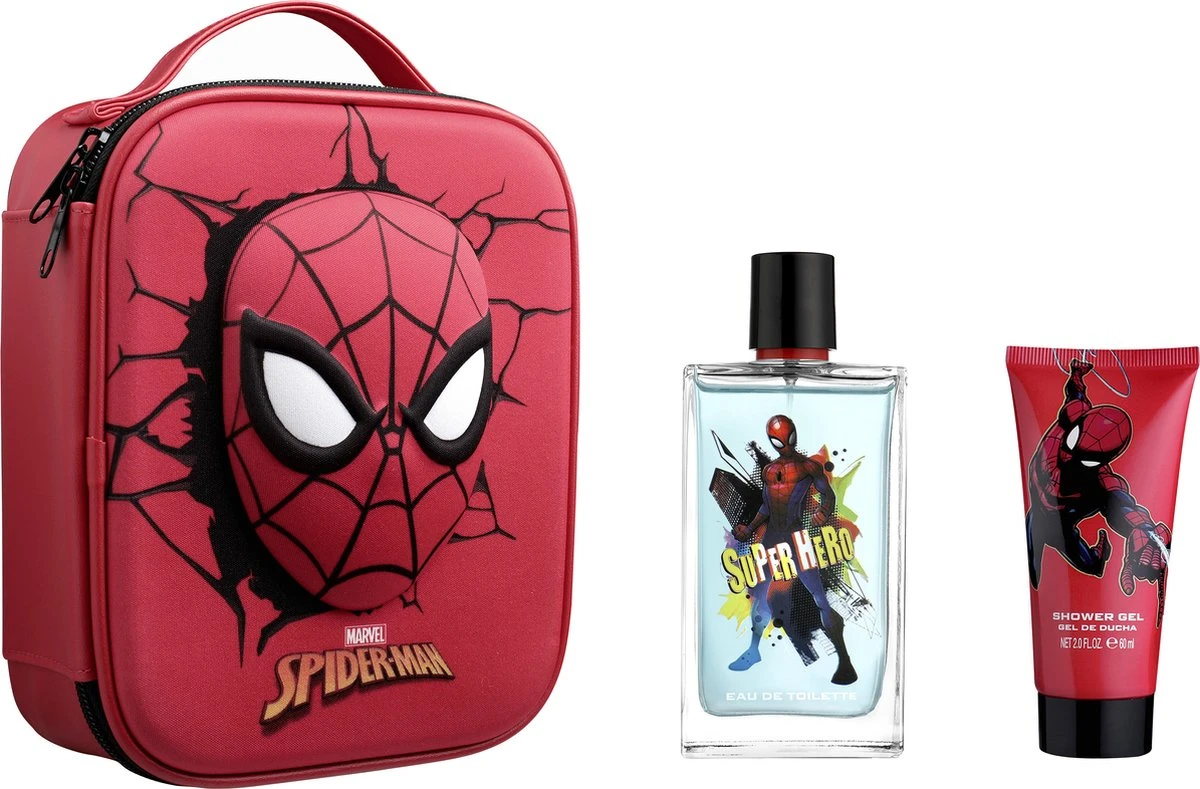 Spider-Man Geschenkset - Eau de Toilette 100 ml & Douchegel 60 ml - Met Toilettas Spider-Man Geschenkset - Eau De Toilette 100 Ml & Douchegel 60 Ml - Met Toilettas -Armani Parfum Winkel 1200x789 4