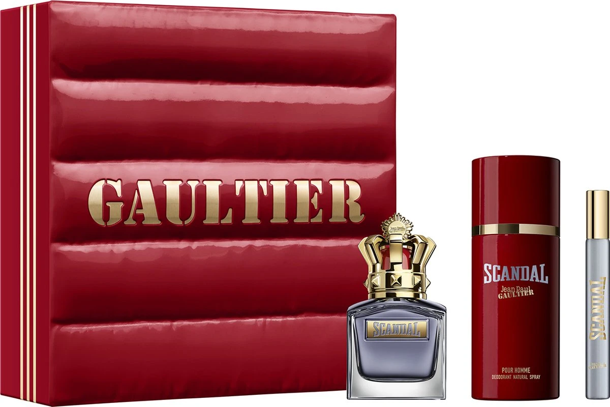 Jean Paul Gaultier Scandal pour Homme Giftset - 50 ml eau de toilette spray + 10 ml eau de toilette tasspray + 150 ml deospray - cadeauset voor heren Jean Paul Gaultier Scandal Pour Homme Giftset - 50 Ml Eau De Toilette Spray + 10 Ml Eau De Toilette Tasspray + 150 Ml Deospray - Cadeauset Voor Heren -Armani Parfum Winkel 1200x800 19