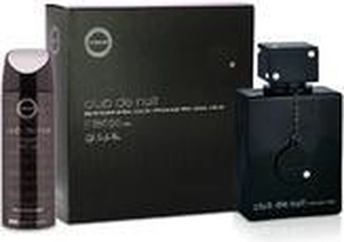 Armaf - Club De Nuit Intense Man Giftset Eau de toilette 105 Ml A Deospray 200 Ml Armaf - Club De Nuit Intense Man Giftset Eau De Toilette 105 Ml A Deospray 200 Ml -Armani Parfum Winkel 1200x846 6