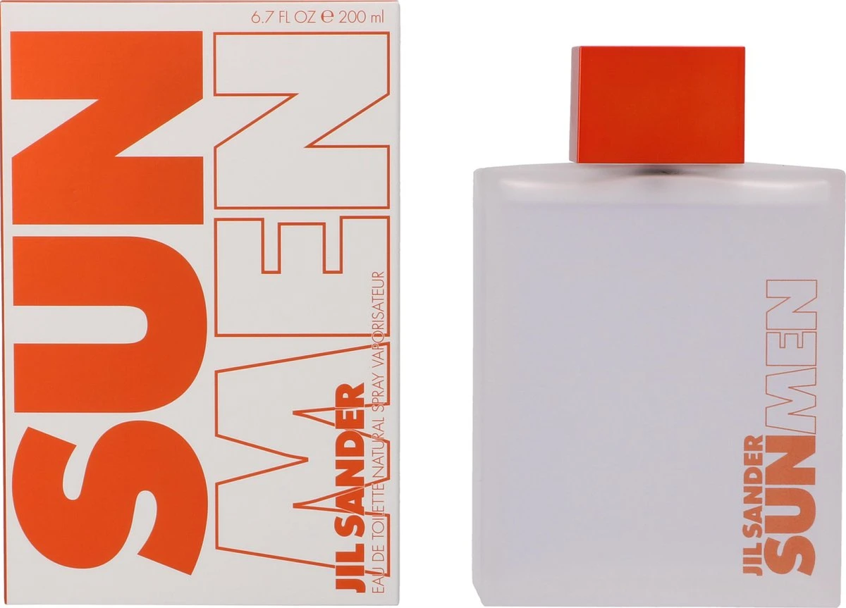 Jil Sander Sun 200 ml - Eau de Toilette - Herenparfum Jil Sander Sun 200 Ml - Eau De Toilette - Herenparfum -Armani Parfum Winkel