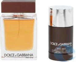 Dolce & Gabbana The One For Men Geschenkset - Eau De Toilette + Deodorant -Armani Parfum Winkel 1200x983 3
