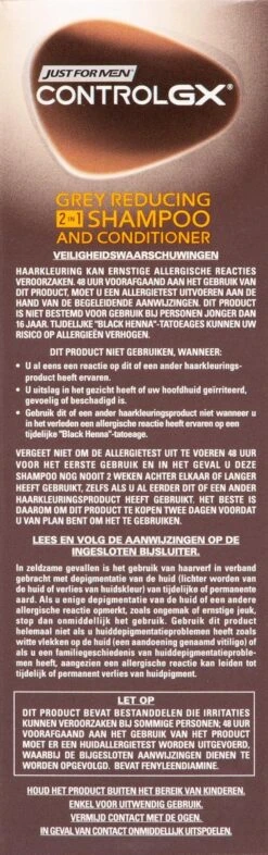 Just For Men CONTROL GX 2in1 - Shampoo En Conditioner - 147ml -Armani Parfum Winkel 377x1200