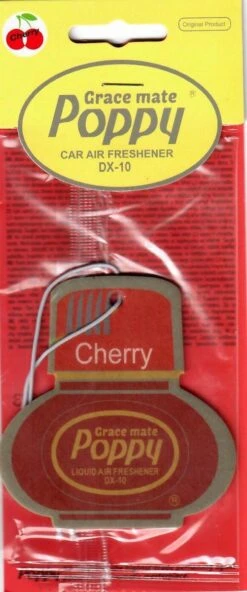 Poppy Grace Mate ® Geurhanger Kersen - Perfume - Luchtverfrisser Auto – Geurhanger – Autogeurtje