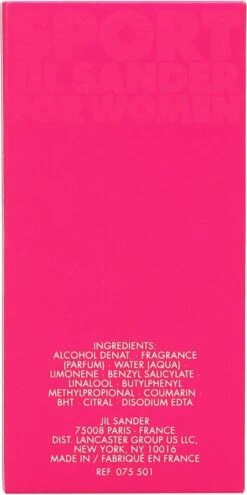 Jil Sander Sport 100 Ml - Eau De Toilette - Damesparfum -Armani Parfum Winkel 599x1200