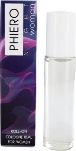500Cosmetics Phiero Night Woman - Eau De Parfum - Met Feromonen - Roll-on Formaat - Voor Vrouwen - 10ml -Armani Parfum Winkel 608x1200
