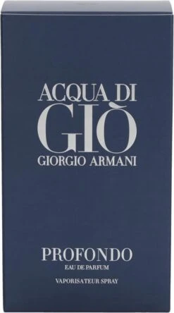 Giorgio Armani Acqua Di Giò Profondo - Eau De Parfum - 75 Ml - Herenparfum -Armani Parfum Winkel 667x1200 4