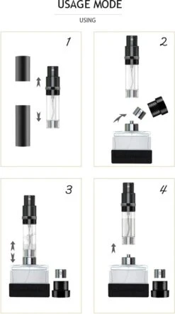 Hervulbare Parfumverstuiver-5ml-Mini Parfumverstuiver-Kleine Spuitfles Voor Parfum-Lege Parfumflesje Voor Op Reis Glasspray Draagbaar Parfumpakket Met Lederen Hoes - Mandarijn Groen -Armani Parfum Winkel 671x1200 5