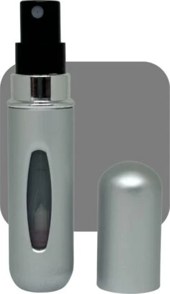 Cetins - Parfum Verstuiver Navulbaar - Mini Parfum Flesje - Reisflesje – Matt Grijs -