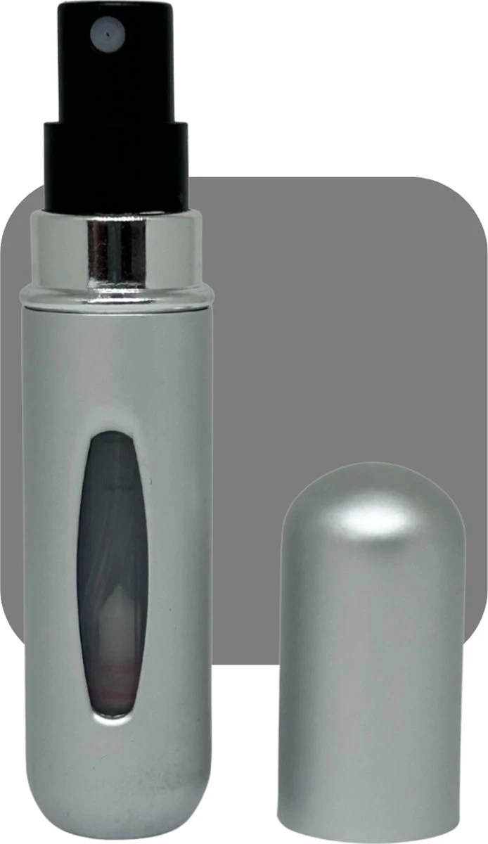 Cetins - Parfum Verstuiver Navulbaar - Mini Parfum Flesje - Reisflesje – Matt Grijs - Cetins - Parfum Verstuiver Navulbaar - Mini Parfum Flesje - Reisflesje – Matt Grijs - -Armani Parfum Winkel 694x1200 11