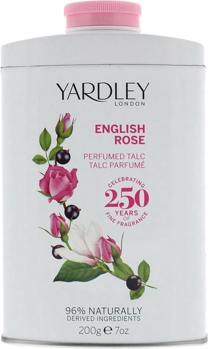 English Rose Yardley by Yardley London 207 ml - Talc English Rose Yardley By Yardley London 207 Ml - Talc -Armani Parfum Winkel 716x1200 2