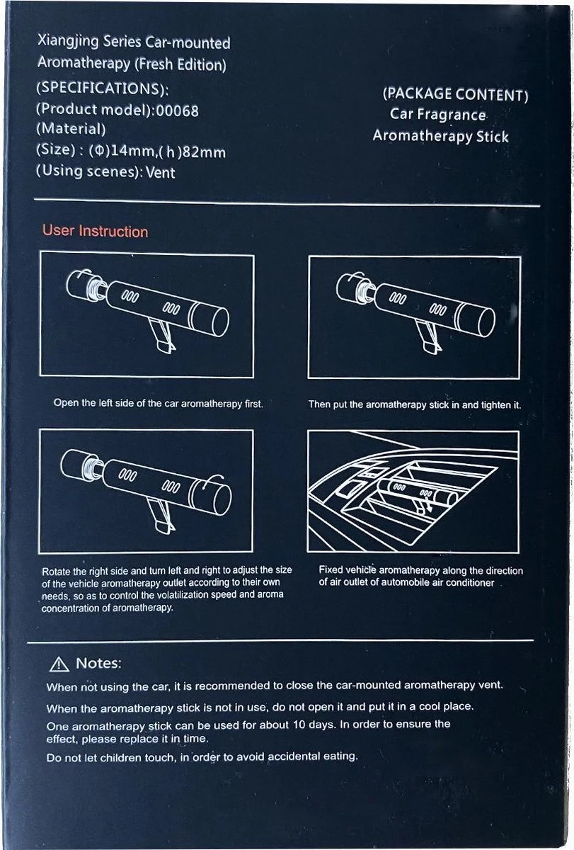 Luxe Auto Luchtverfrisser - 3 Aroma Geuren - Auto verfrisser - Auto Luchtje - Zwart Luxe Auto Luchtverfrisser - 3 Aroma Geuren - Auto Verfrisser - Auto Luchtje - Zwart -Armani Parfum Winkel 811x1200 4