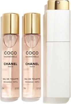 Chanel Coco Mademoiselle Geschenkset - Eau De Toilette + 2x Eau De Toilette Refill -Armani Parfum Winkel 820x1200 6