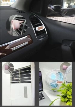 Eco Autoparfum ZWART - 2 Stuks!! - Luxe Auto Luchtverfrisser - Voor Luchtrooster - Autogeur -AutoVerfrisser - Trendy Design - VentilatieroosterMonteerbaar - Herbruikbaar - AutoLuchtje - Geurverfrisser - Eco Friendly - Biologisch Afbreekbaar -Armani Parfum Winkel 847x1200 5