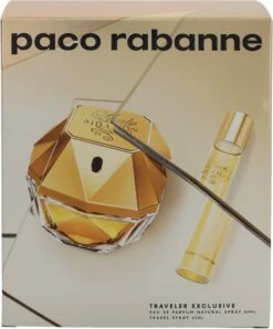 Paco Rabanne Lady Million Giftset 80 Ml Eau De Parfum Spray + 20 Ml Eau De Parfum Tasspray - Cadeauset Voor Dames - Damesparfum -Armani Parfum Winkel 993x1200 4